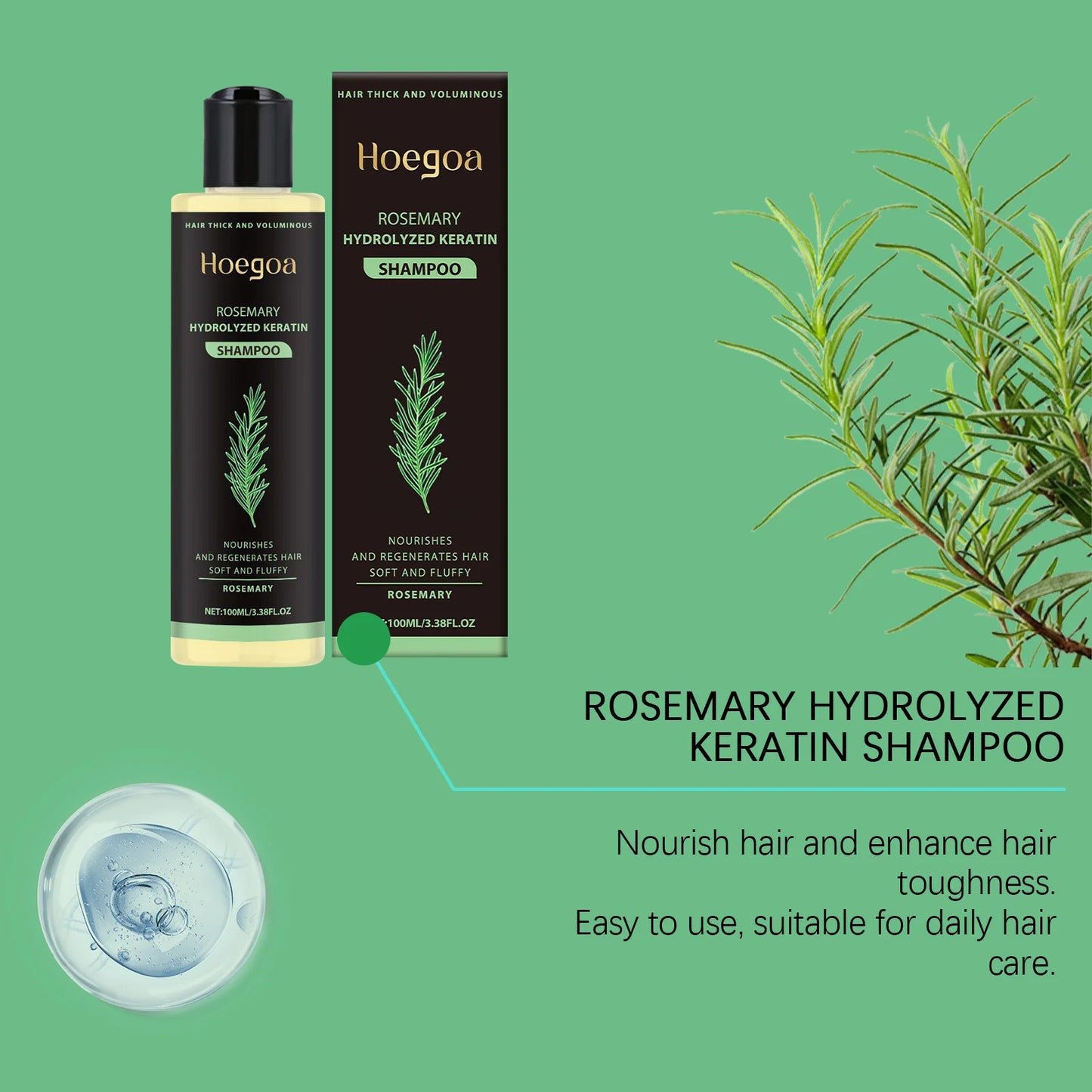 Hoegoa Rosemary Shampoo for Thinning Hair